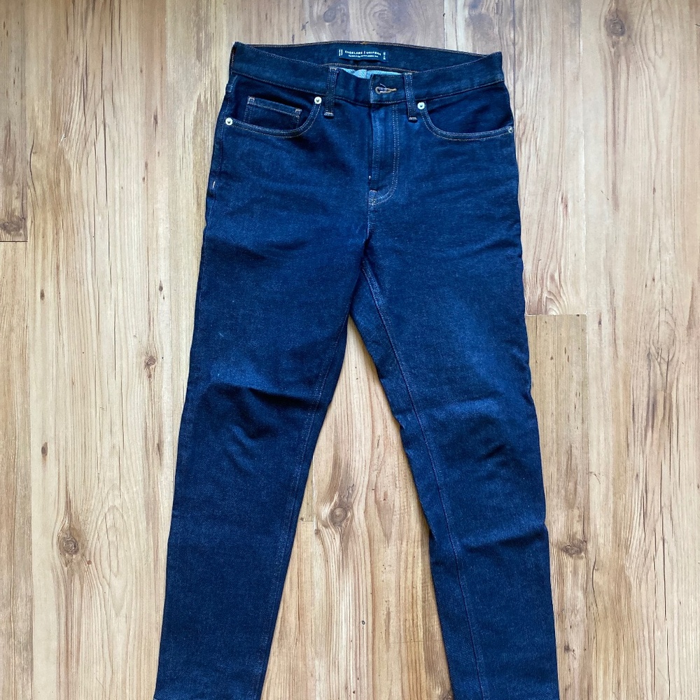 Dark Rinse Everlane Slim Jean 30x30